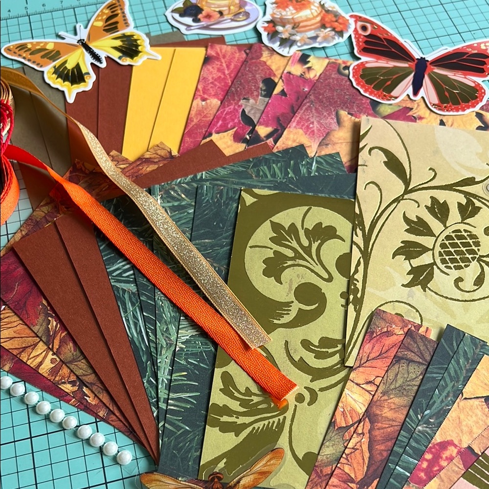 Fall Themed paper crafts scrapbooking art
